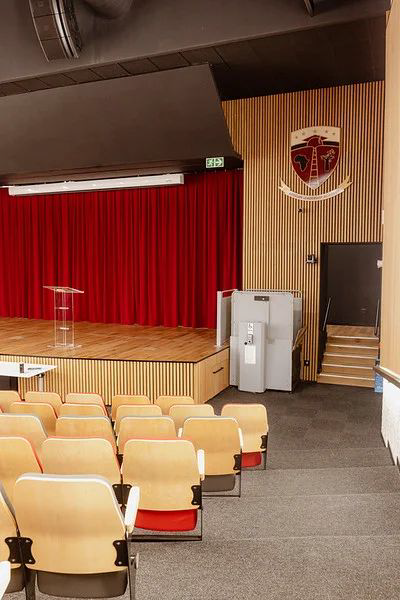 Stage view inside the auditorium